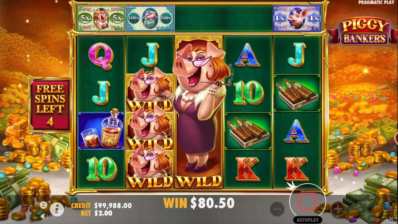 gameplay slot piggy bankers