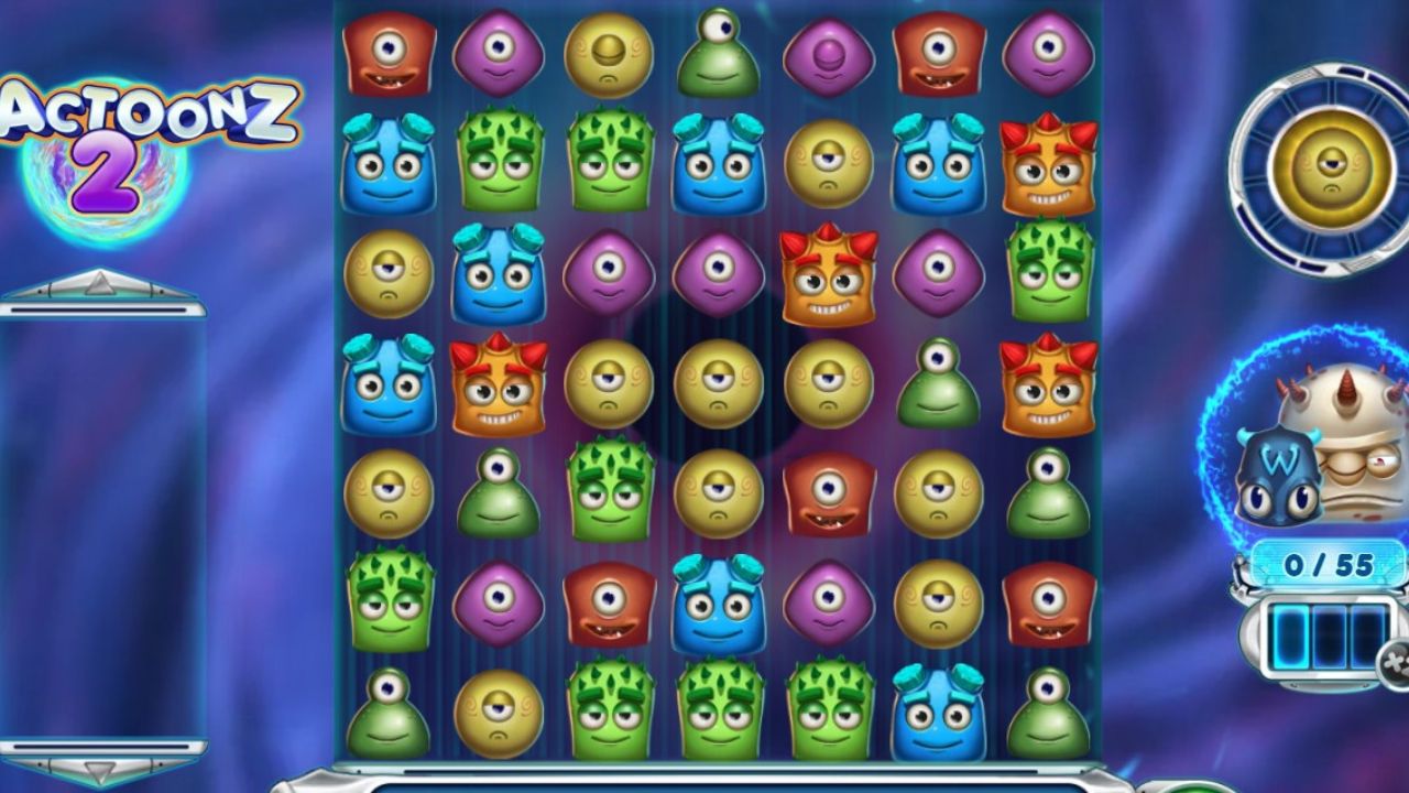 gameplay slot reactoonz 2