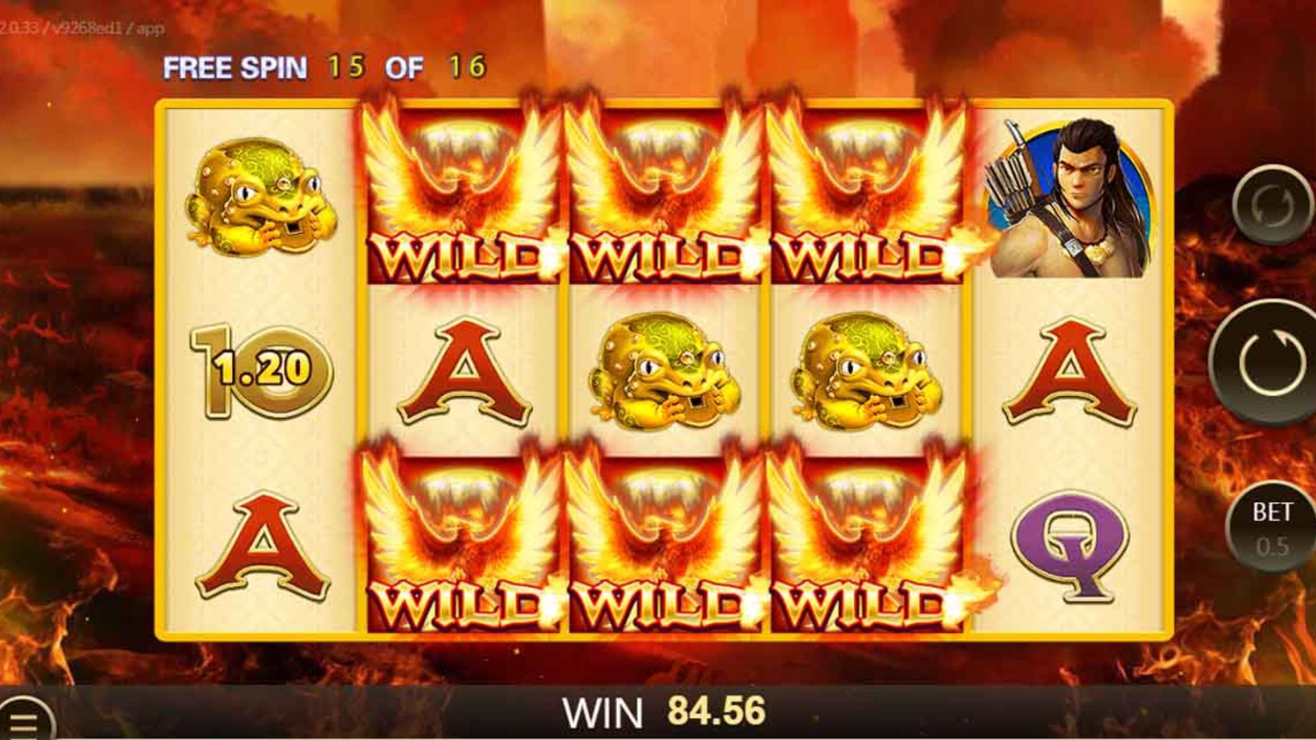 gameplay slot sun archer
