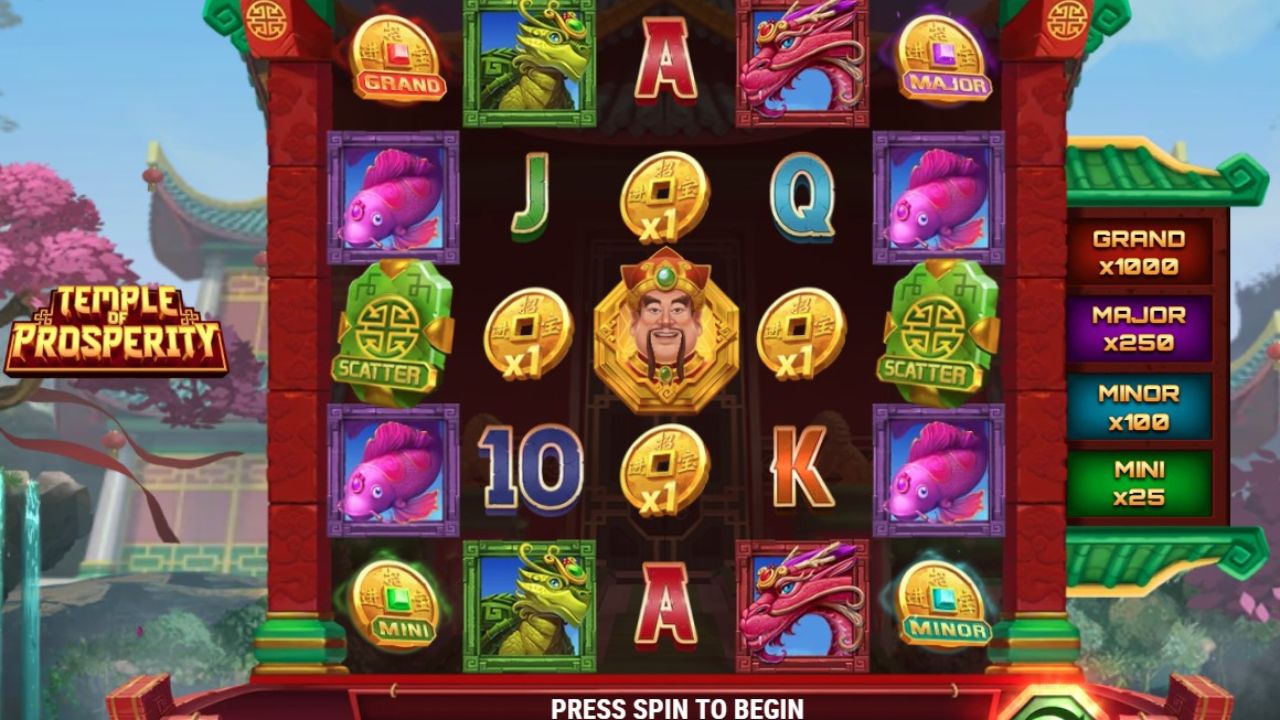 gameplay slot temple of prosperity