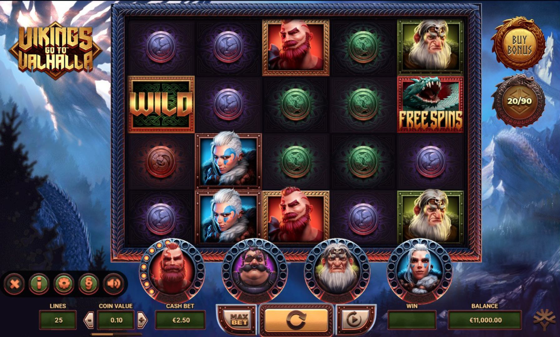 gameplay slot viking go to valhalla