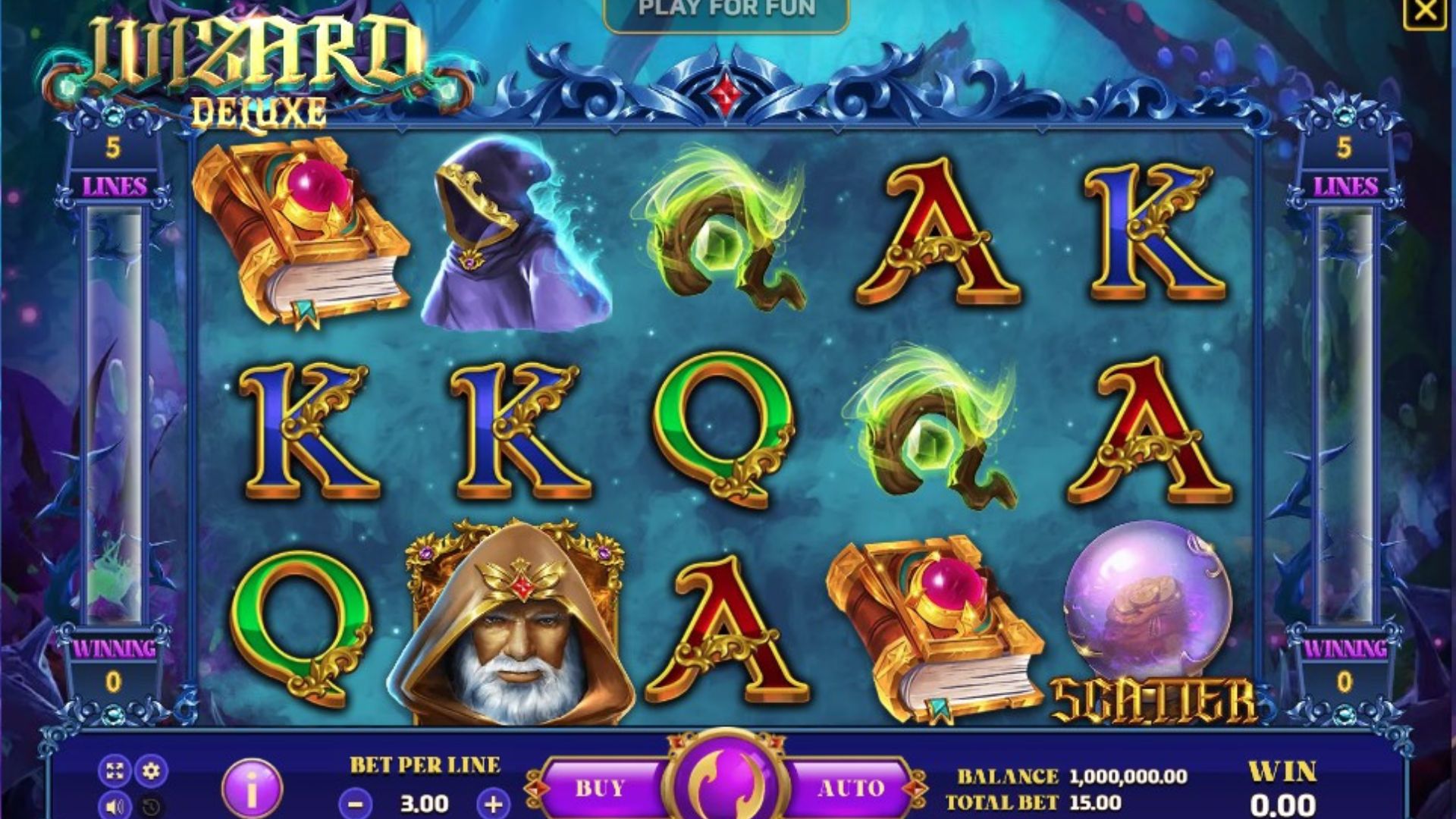 gameplay slot wizard deluxe