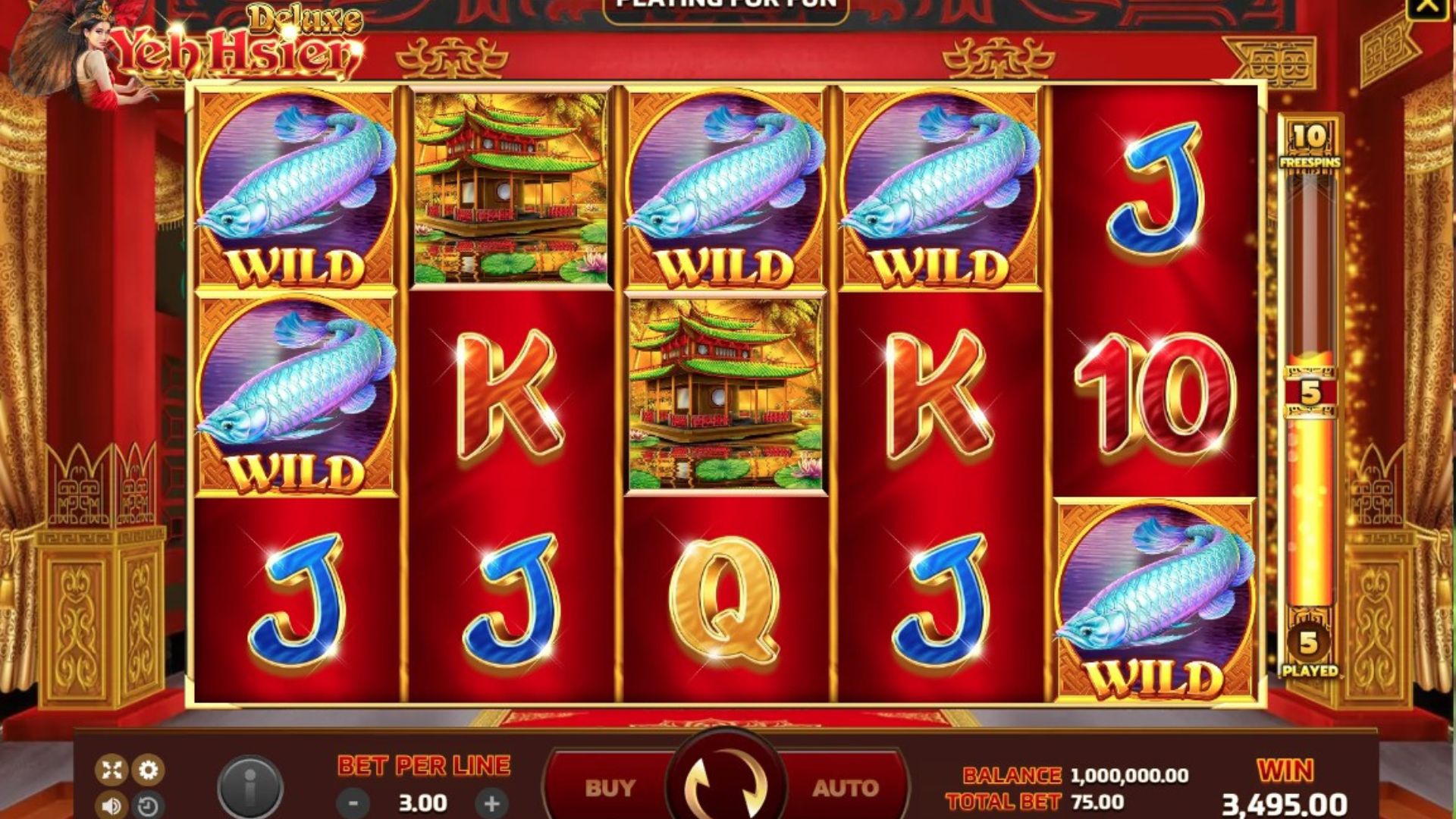 gameplay slot yeh hsien deluxe