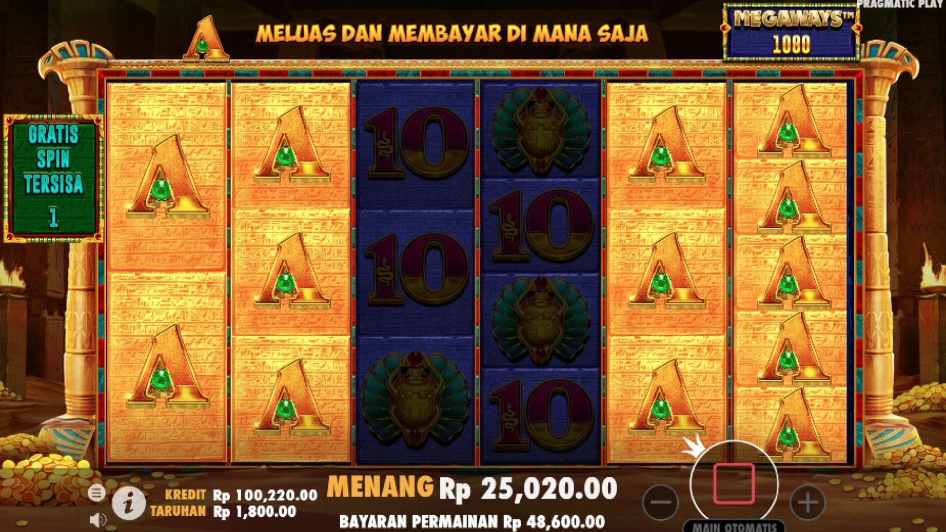 jackpot book of tut megaways