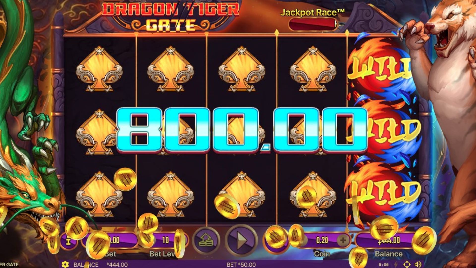 jackpot dragon tiger gate
