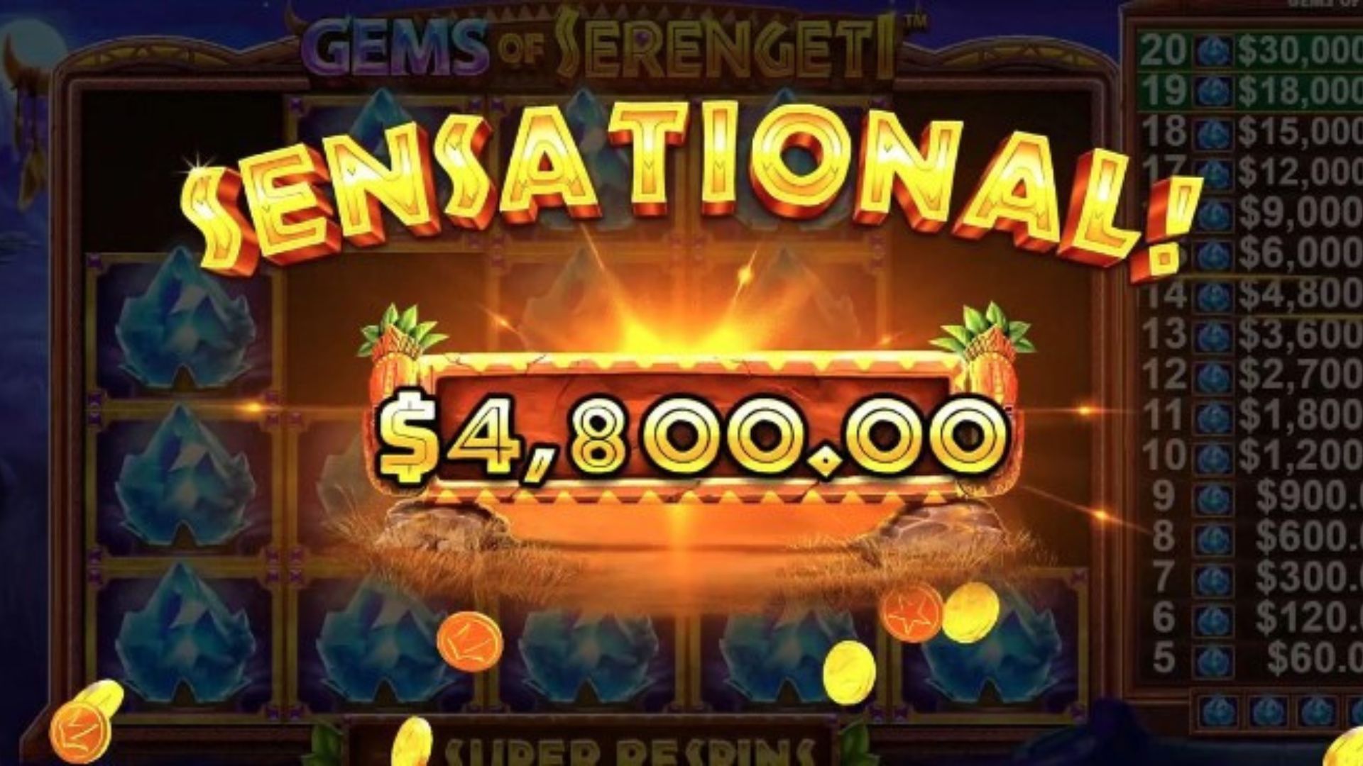 jackpot gems of serengeti