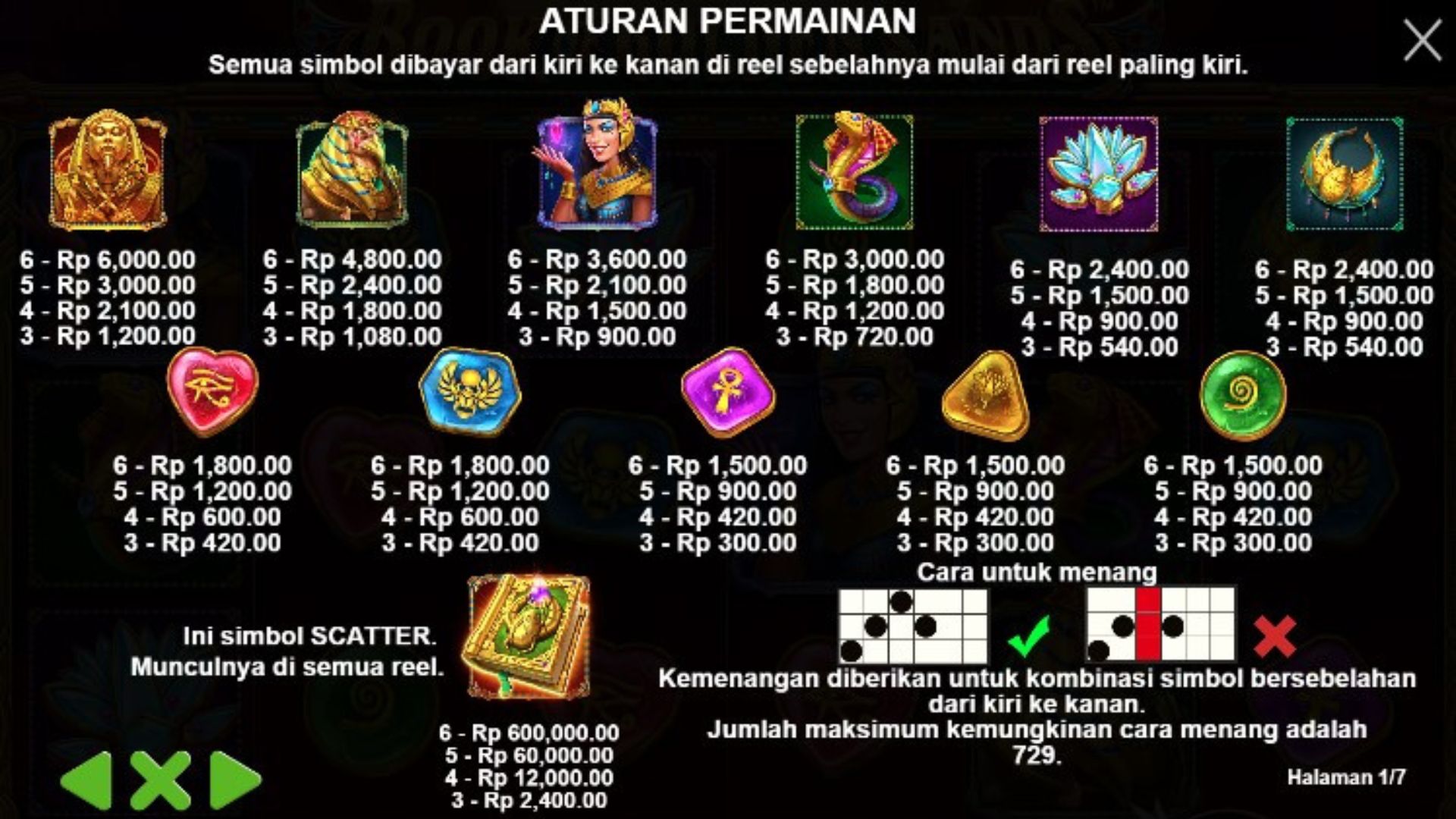 rules book of golden sands