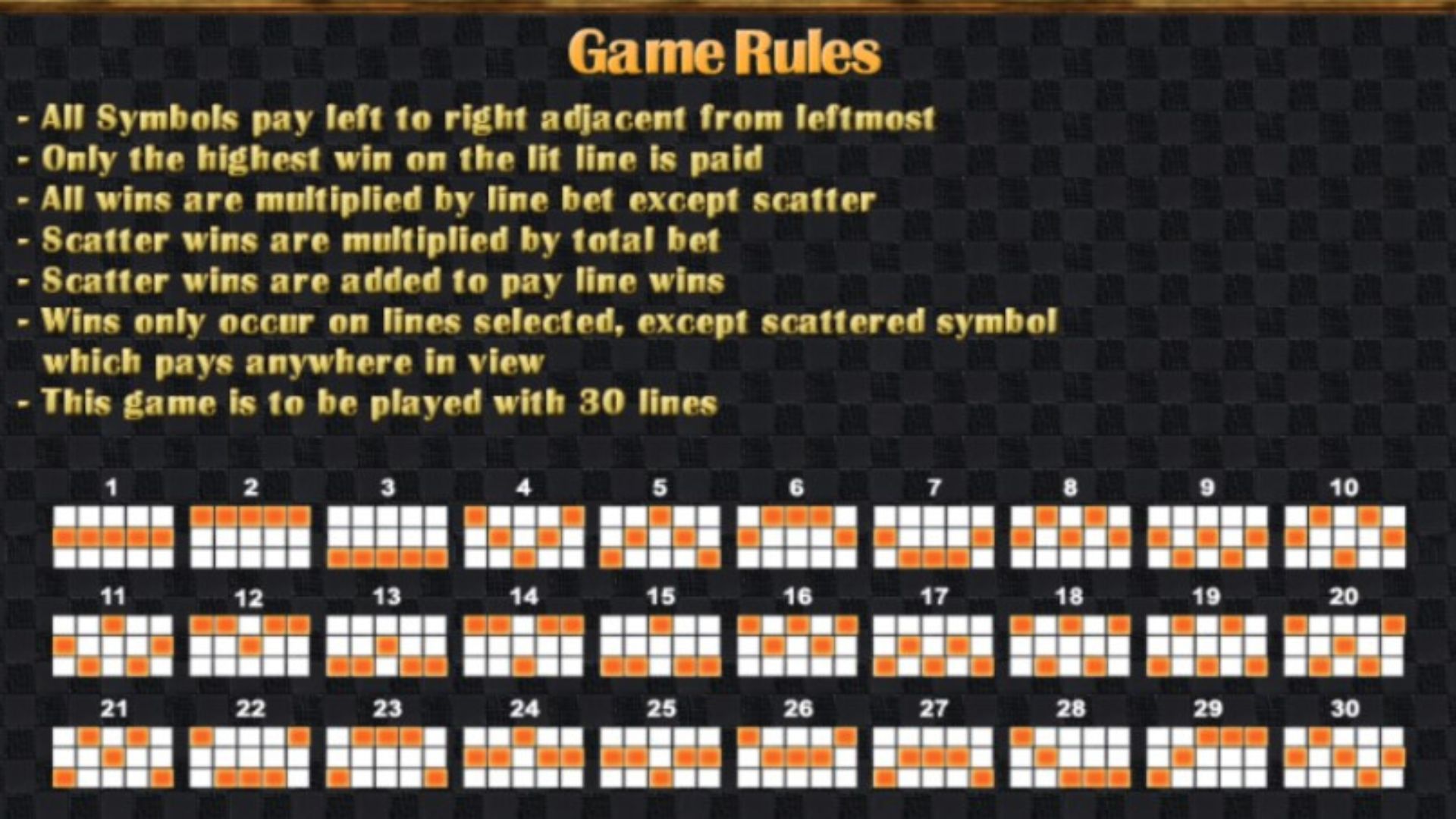 rules diamond crush