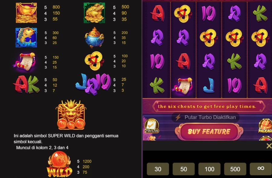 simbol dragon's fortune