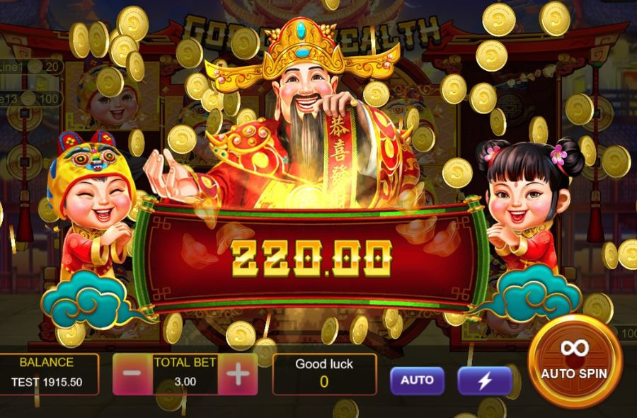 kemenangan slot god of wealth