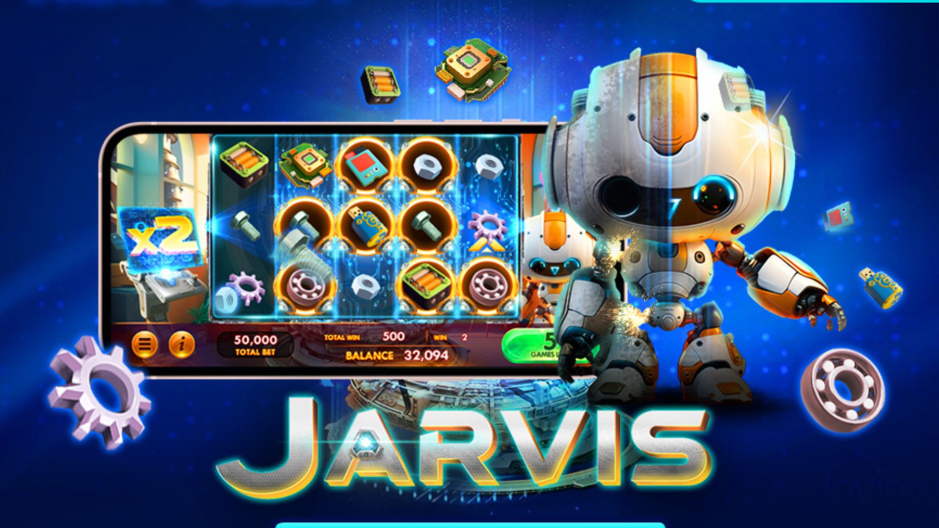 tampilan game slot online jarvis