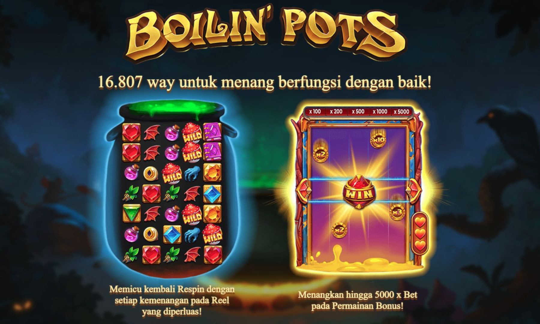 tema game slot boilin’ pots